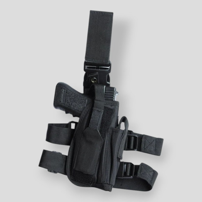 Taktisches Beinholster - Schwarz - Kombat Tactical