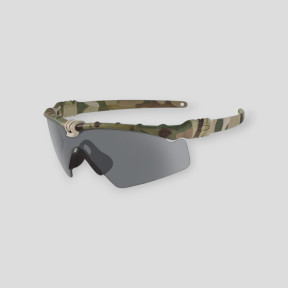 Multicam-Gestell + graues Glas Si ballistic m-frame 3.0 - Oakley