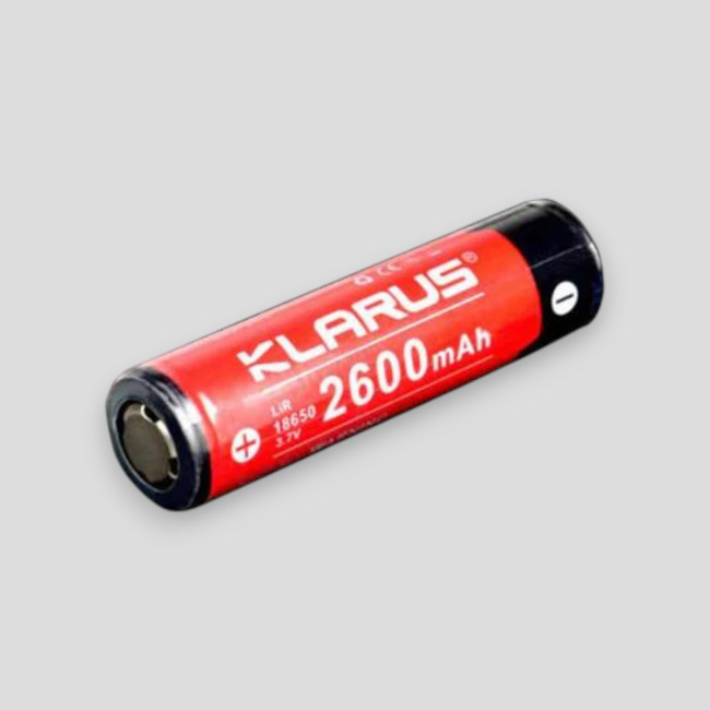 Batterie rechargeable (18 650 Li-on, 3,7V, 2 600mAh) - Klarus