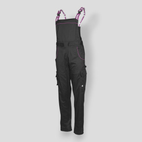 Salopette de travail femme EDITH - Noir - Nine Worths by North Ways