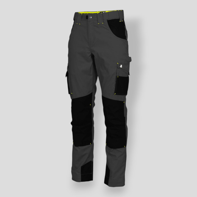 Pantaloni da lavoro ADAM - Grigio/Nero - Nine Worths by North Ways
