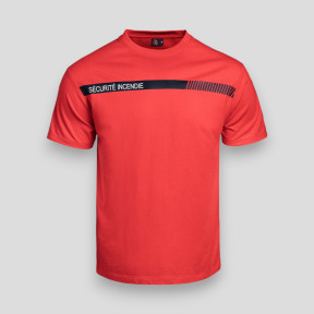 T-shirt Segurança contra Incêndios Sécu-One - Vermelho - A10 Equipment