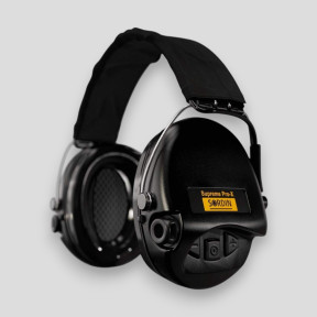 Auriculares de protección auditiva con diadema de cuero negro Supreme Pro-X (SNR: 25dB) - Negro - MSA Sordin