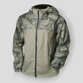 Khaki action shell jacket - Ares