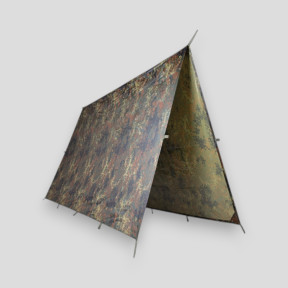 Telo 3m x 3m PE R/S - Flecktarn - Miltec