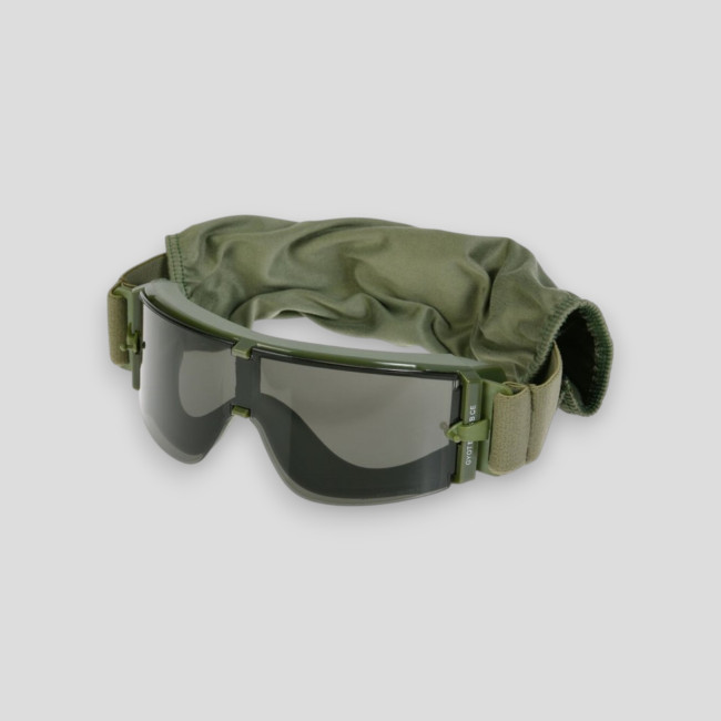 Gafas con 3 lentes 800 de colores - Verde OD - Delta Tactics