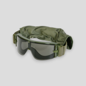 Lunettes avec 3 verres 800 colorés - Vert OD - Delta Tactics