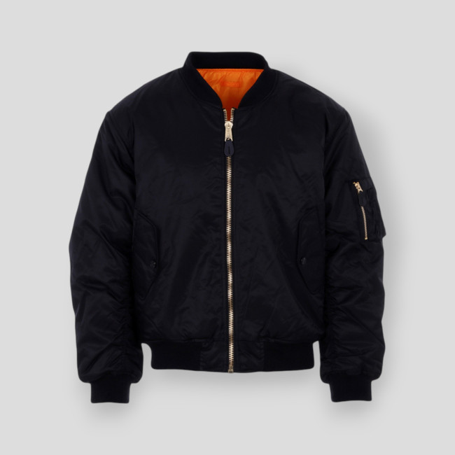 Veste bomber aviation MA-1 noir - Fostex Garments
