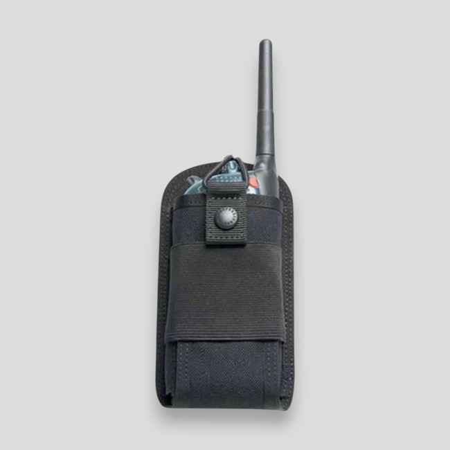 Radio-drager met Molle Red Label systeem - Zwart - GK
