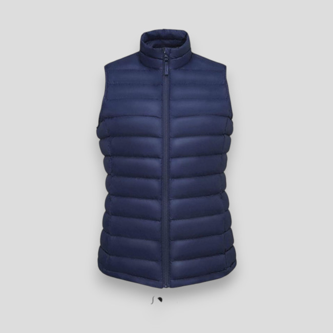 Women's Sleeveless Puffer Jacket Wilson Marine - Sol's