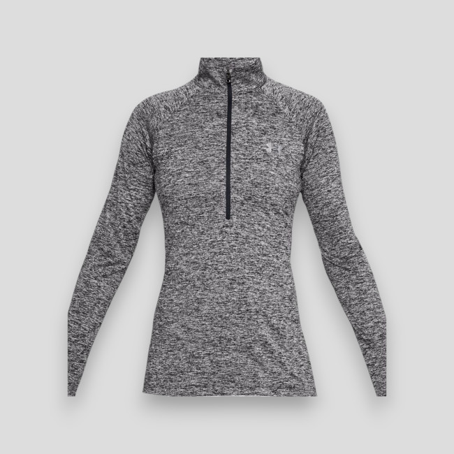 Tech z 1/2 zamkiem dla kobiet - Twist - Czarny - Under Armour