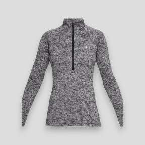 Tech z 1/2 zamkiem dla kobiet - Twist - Czarny - Under Armour