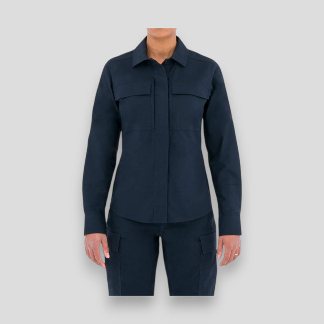 Camisa BDU mujer Tactix L/S azul noche - First Tactical