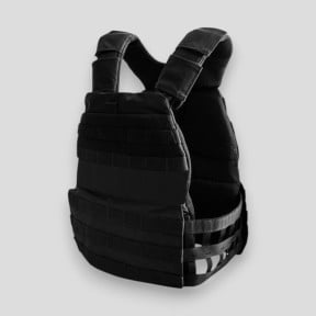 Chaleco portaplacas táctico - Negro - Le Protecteur