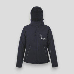 Softshell parka dames rock french marine - Sol's