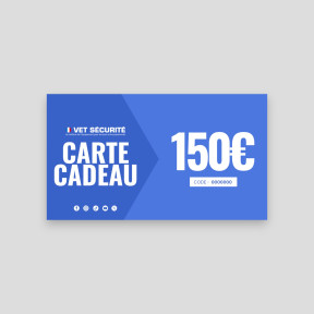 Carta Regalo 150€ - Vet Sécurité