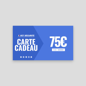 Cartão-Presente 75€ - Vet Sécurité