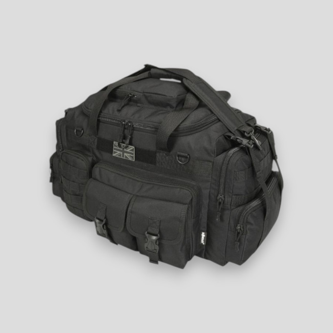 Saxon Travel Bag 50L - Black - Kombat Tactical Saxon Travel Bag 50L - Black - Kombat Tactical