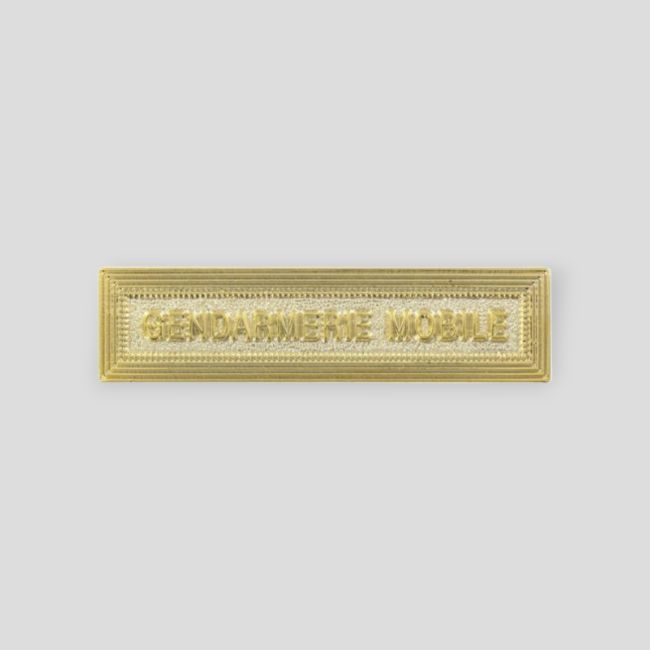 Gold MOBILE GENDARMERIE regulation clasp