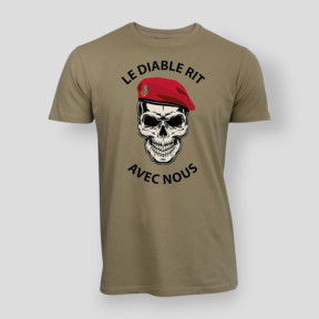 Camiseta 190g EL DIABLO RÍE Color Light Sand - Summit Outdoor Lifestyle