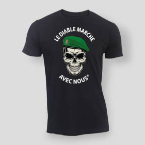 190g THE DEVIL WALKS Black T-shirt - Summit Outdoor Lifestyle
