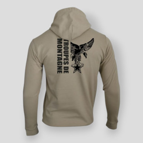 Sweatshirt Tropas de Montanha design Light Sand - Summit Outdoor Lifestyle