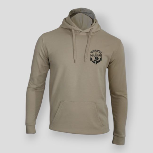 Sweat-shirt Troupes de Marine Light Sand - Summit Lifestyle