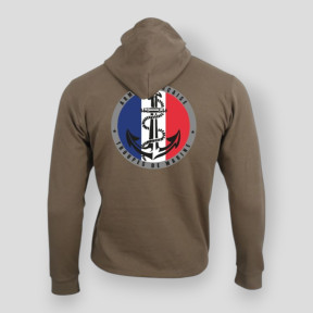 Felpa Truppe di Marina Francia Moka - Summit Outdoor Lifestyle