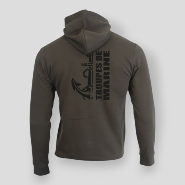 Sweatshirt Marine-Truppen Design Khaki - Summit Lifestyle