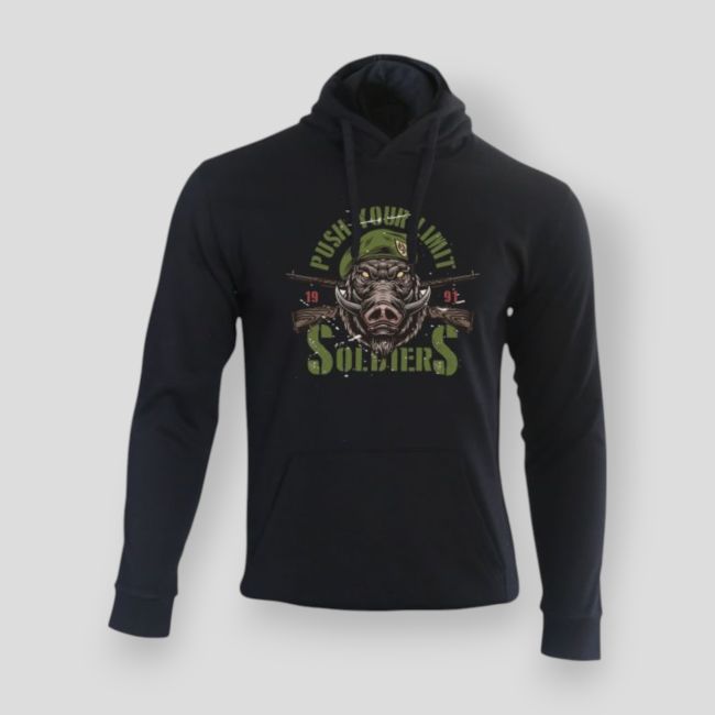 Sweatshirt Push your limit Soldiers Schwarz - Summit Lifestyle