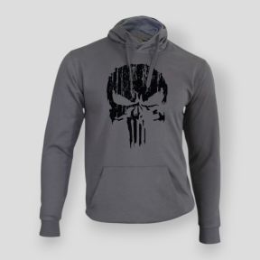 Black and Gray Punisher Sweatshirt - Summit Outdoor Lifestyle
