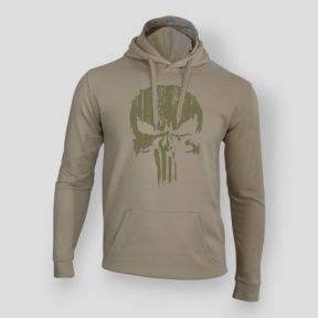 Moletom Punisher Caqui Light Sand - Summit Outdoor Lifestyle