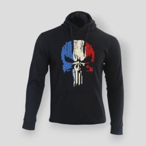 Punisher France Black Sweatshirt - Summit Outdoor Lifestyle