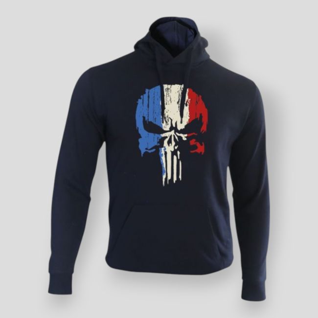 Sweatshirt Punisher França Marinha - Summit Outdoor Lifestyle