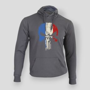 Felpa Punisher Francia Grigia - Summit Outdoor Lifestyle