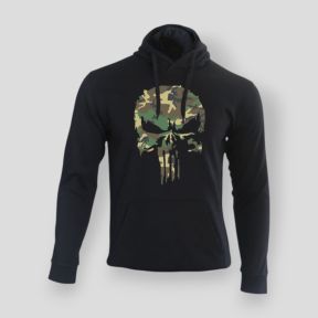 Sweatshirt Punisher Camo Zwart - Summit Lifestyle