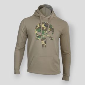 Felpa Punisher Camo Light Sand - Summit Outdoor Lifestyle