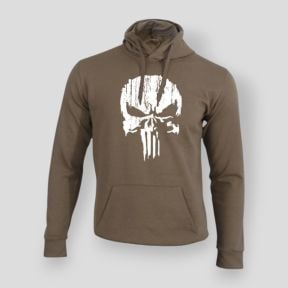 Sweat-shirt Punisher Blanc Moka - Summit Lifestyle