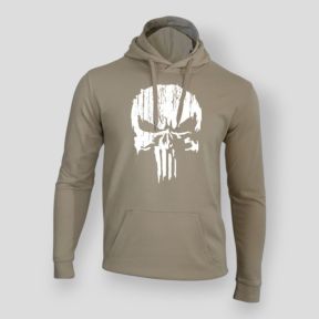 Sweatshirt Punisher Branco Light Sand - Summit Outdoor Lifestyle