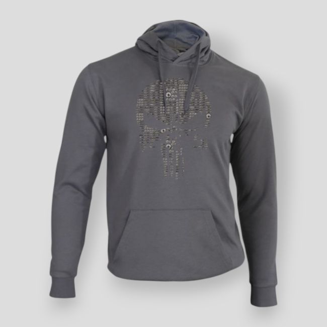 Camisola Punisher Balas Cinzenta - Summit Outdoor Lifestyle