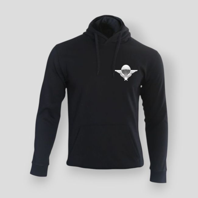 Felpa Paracadutista Francia Nera - Summit Outdoor Lifestyle