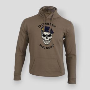 Sudadera LE DIABLE RIT TDM Moka - Summit Outdoor Lifestyle