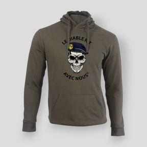 Sudadera EL DIABLO RÍE TDM Caqui - Summit Outdoor Lifestyle