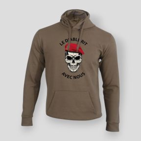 Felpa LE DIABLE RIT Colore Moka - Summit Outdoor Lifestyle