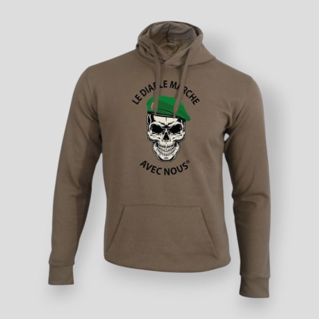 Sweat-shirt LE DIABLE MARCHE Moka - Summit Outdoor Lifestyle