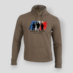 Felpa French Army F&H Moka - Summit Outdoor Lifestyle