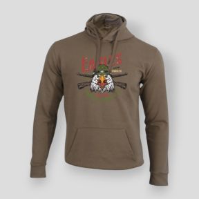 Sweatshirt Eagle never forget Moka - Summit Outdoor Lifestyle