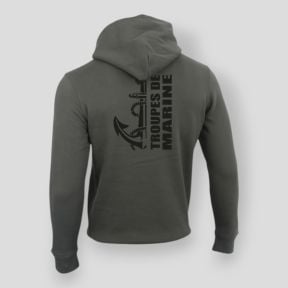 Sudadera 350g Tropas Marinas Design Organic Kakhi - Summit Outdoor Lifestyle