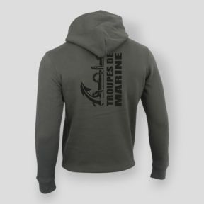 Sweatshirt 350g Marinetroepen Design Organic Kakhi - Summit Outdoor Lifestyle