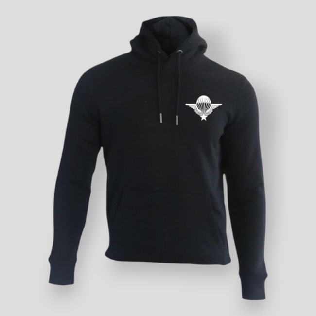 Sweatshirt 350g Parachutist Frankrijk Zwart - Summit Outdoor Lifestyle
